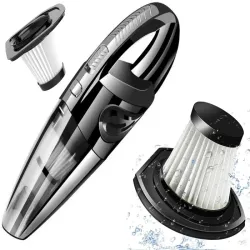 Odkurzacz samochodowy bezprzewodowy ręczny do auta akumulatorowy 120w-5907451373170