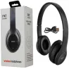 Słuchawki bezprzewodowe P47 bluetooth mikrofon mp3 radio FM micro SD-5907451339145