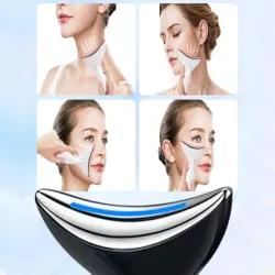 Masażer do ujędrniania szyi i twarzy ems lifting podbródka ujędrnia-5907451357675