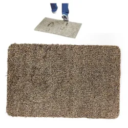 Mata do butów magiczna wycieraczka clean step mat kolor brązowy-5907451305966