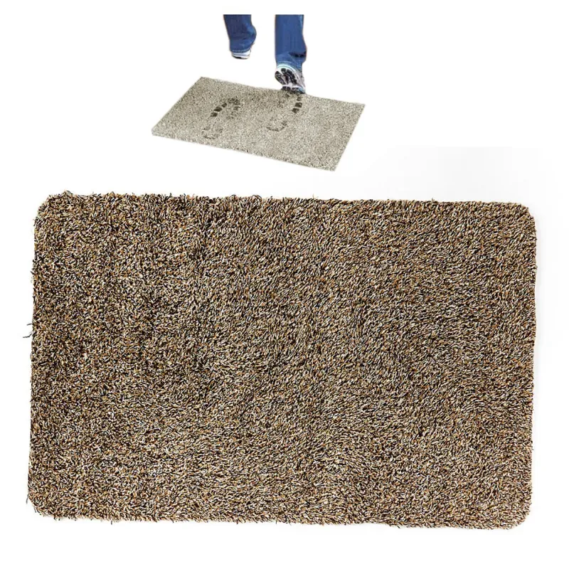 Mata do butów magiczna wycieraczka clean step mat kolor brązowy-5907451305966