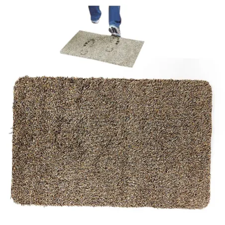 Mata do butów magiczna wycieraczka clean step mat kolor brązowy-5907451305966