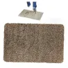 Mata do butów magiczna wycieraczka clean step mat kolor brązowy-5907451305966