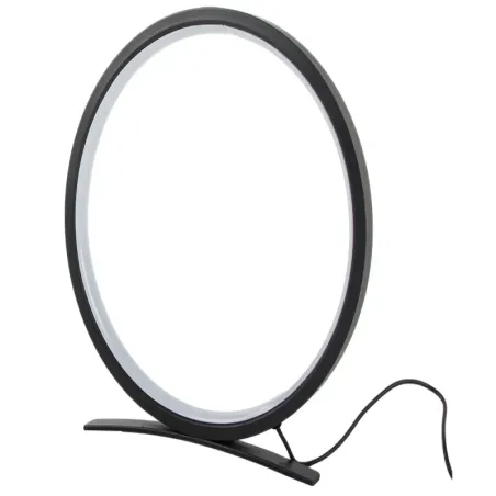 Lampka nocna stołowa okrąg pierścień o średnicy 25cm regulacja CCT-5907451373439