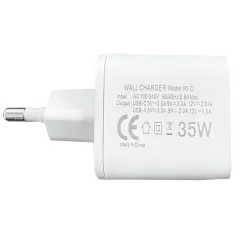 Szybka ładowarka sieciowa do telefonu usb-c 35w zasilacz wtyczka kabel-5907451385371