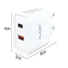 Szybka ładowarka sieciowa do telefonu usb-c 35w zasilacz wtyczka kabel-5907451385371