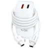 Szybka ładowarka sieciowa do telefonu usb-c 35w zasilacz wtyczka kabel-5907451385371