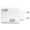 Szybka ładowarka sieciowa usb 65w kabel usb-c usb QC uniwersalna-5907451385364
