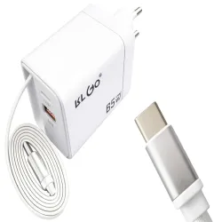 Szybka ładowarka sieciowa usb 65w kabel usb-c usb QC uniwersalna-5907451385364