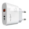 Szybka ładowarka sieciowa usb-a usb-c usb- l 45w QC uniwersalna-5907451385357