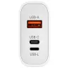 Szybka ładowarka sieciowa usb-a usb-c usb- l 45w QC uniwersalna-5907451385357