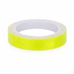 Taśma 8m żółta odblaskowa na rower motor samochód samoprzylepna-5907451380420