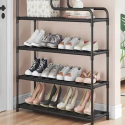 Regał na buty 5 poziomów stojak na buty szafka metalowa z półką-5907451380659