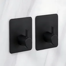 Uchwyty haczyki wieszaki samoprzylepne łazienka metalowe 4szt-5907451380499