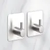 Uchwyty haczyki wieszaki samoprzylepne łazienka metalowe 4 sztuki-5907451380505