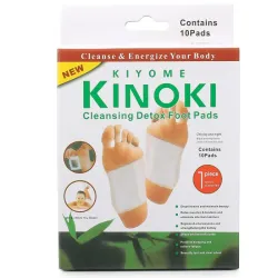 Plastry oczyszczające na stopy detox kinoki opakowanie 10 szt plastrów-5907451305225