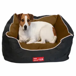 Legowisko posłanie kanapa dla psa miękkie welurowe wygodne średni pies-5907451379011