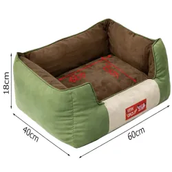 Legowisko roz S dla psa kota posłanie antypoślizgowe średnie wygodne-5907451378922