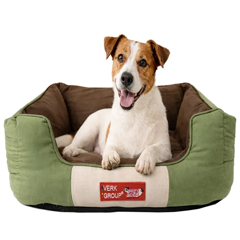 Legowisko roz S dla psa kota posłanie antypoślizgowe średnie wygodne-5907451378922