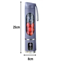 Blender kielichowy mikser do smoothie bezprzewodowy usb przenośny mini-5907451380970