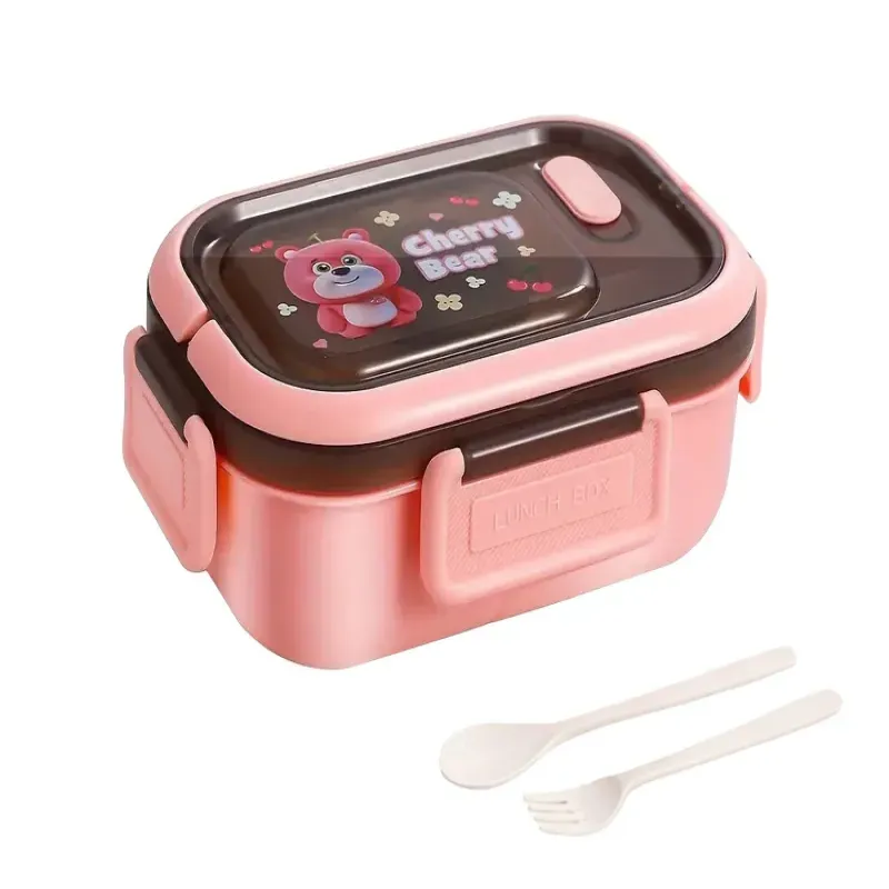 Lunchbox śniadaniówka pojemnik na śniadanie obiad z przegródkami-5907451380956