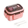 Lunchbox śniadaniówka pojemnik na śniadanie obiad z przegródkami-5907451380956