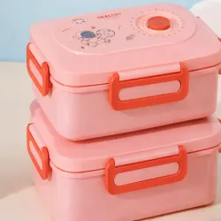 Lunchbox śniadaniówka pojemnik na śniadanie obiad z przegródkami-5907451380918
