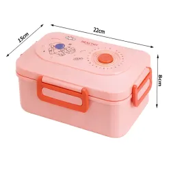 Lunchbox śniadaniówka pojemnik na śniadanie obiad z przegródkami-5907451380918