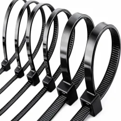 Opaski zaciskowe trytytki 2,5x100mm 100 szt czarne opaska kablowa trytki-5907451380215