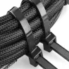 Opaski zaciskowe trytytki 2,5x100mm 100 szt czarne opaska kablowa trytki-5907451380215
