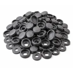 Osłony na śruby ciemne szare 100 szt zaślepki maskujące do wkrętów-5907451380178
