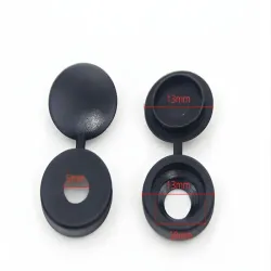 Osłony na śruby ciemne szare 100 szt zaślepki maskujące do wkrętów-5907451380178