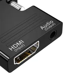 Konwerter adapter z hdmi na vga d-sub audio dźwięk-5907451334485