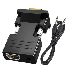 Konwerter adapter z hdmi na vga d-sub audio dźwięk-5907451334485