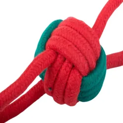 Zabawka dla psa gryzak szarpak sznur mocny długi na 19 cm z supłem-5907451346846