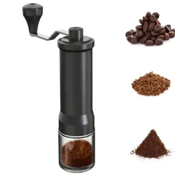 Ręczny młynek do mielenia kawy ziaren orzechów ziół soli mocny espresso-5907451354636