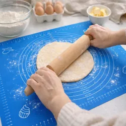 Stolnica silikonowa 70x50 duża mata kuchenna do ciasta antypoślizgowa-5907451378021