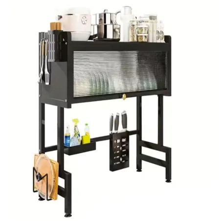 Suszarka do naczyń talerzy sztućców ociekacz szafka organizer 85 cm-5907451373590