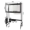 Suszarka do naczyń talerzy sztućców ociekacz szafka organizer 65 cm-5907451373583