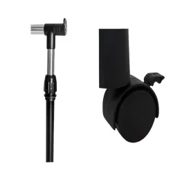 Wieszak na ubrania na kółkach stojak szafa stojący regulowana wysokość-5907451325575