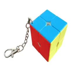 Kostka rubika 2x2 brelok edukacyjna speed cube logiczna zręcznościowa-5907451386545