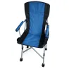 Fotel wędkarski składany turystyczny z podłokietnikami i uchwytem-5907451384206