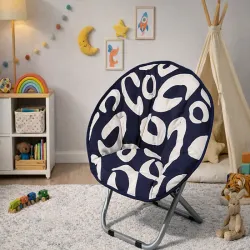 Krzesło składane 50cm dla dzieci ogrodowe moon chair fotel na taras-5907451384138