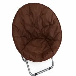 Fotel 80 cm na taras składane turystyczne plażowe ogrodowe moon chair-5907451384053