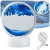 Lampa piaskowa 3d ruchomy dynamiczny piasek dekoracyjna biurko usb rgb-5907451380352