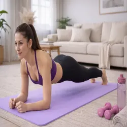 Mata 170cm do ćwiczeń jogi pilatesu fitness gimnastyczna treningowa-5907451384329