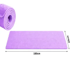 Mata 180cm do ćwiczeń jogi pilatesu fitness gimnastyczna treningowa-5907451384343