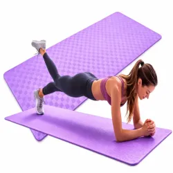 Mata 180cm do ćwiczeń jogi pilatesu fitness gimnastyczna treningowa-5907451384343