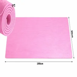 Mata 190cm do ćwiczeń jogi pilatesu fitness gimnastyczna treningowa-5907451384374