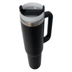 Duży kubek termiczny 1,2l słomka uchwytem stalowy termos na napoje-5907451381021